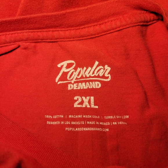 Red Popular Demand T-Shirt - Picture 3 of 3